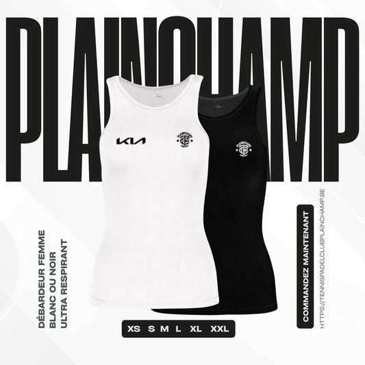 Débardeur femme blanc ou noir ultra respirant